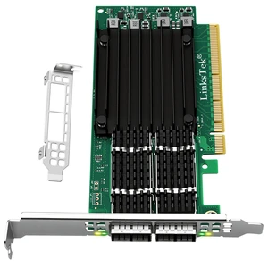 2X 100Gb/s QSFP28 Ports PCIE 4.0 X16 Intelligent RDMA Enabled InfiniBand & Ethernet Adapter for HPC, Web 2.0, Cloud and Storage Servers, Mellanox ConnectX-5 EX MT28808A0 Ethernet Controller (CX556A) 2X 100Gb/s QSFP28 Ports PCIE 4.0 X16 Intelligent RDMA Enabled InfiniBand & Ethernet Adapter for HPC, Web 2.0, Cloud and Storage Servers, Mellanox ConnectX-5 EX MT28808A0 Ethernet Controller (CX556A)