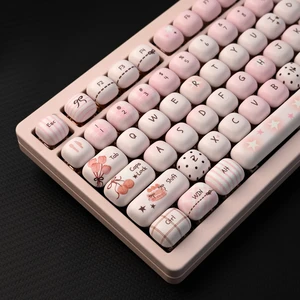Sumgsn MOG Profile Keycap, Pink PBT Cute Keycap Sumgsn MOG Profile Keycap, Pink PBT Cute Keycap