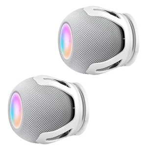 HomeMount Wall Mount for HomePod mini, Speaker Holder, White, 2 Pack HomeMount Wall Mount for HomePod mini, Speaker Holder, White, 2 Pack