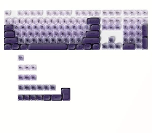 Jelly Purple Keycaps HOA Profile for 60% 75% Fullsize Mechanical Keyboard Jelly Purple Keycaps HOA Profile for 60% 75% Fullsize Mechanical Keyboard