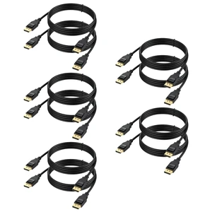URELEGAN VESA Certified 8K DisplayPort 1.4 Cable 10-Pack 48Gbps URELEGAN VESA Certified 8K DisplayPort 1.4 Cable 10-Pack 48Gbps