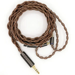 Elihp 21AWG 5N OCC IEM Cable, 0.78mm 2-Pin to 3.5mm Replacement Cord, 1.25m Elihp 21AWG 5N OCC IEM Cable, 0.78mm 2-Pin to 3.5mm Replacement Cord, 1.25m