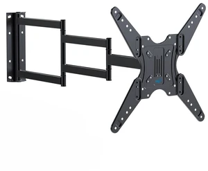 ELG Long Arm Full Motion TV Wall Mount, 37.4" Extension for Corner & Open-Plan Rooms, Swivel, Tilt, 26-65" Screens up to 77 lbs, VESA 100x100 to 400x400mm, Pre-Assembled, Heavy-Duty Steel, Black ELG Long Arm Full Motion TV Wall Mount, 37.4" Extension for Corner & Open-Plan Rooms, Swivel, Tilt, 26-65" Screens up to 77 lbs, VESA 100x100 to 400x400mm, Pre-Assembled, Heavy-Duty Steel, Black