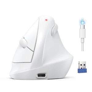 TECKNET Ergonomic Mouse, BT5.3/2.4G, Silent Wireless Vertical, Rechargeable TECKNET Ergonomic Mouse, BT5.3/2.4G, Silent Wireless Vertical, Rechargeable