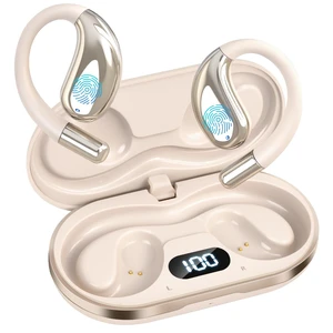 Open Ear Clip Wireless Earbuds Bone Conduction Headphones,Bluetooth 5.4,Open Ear Design for Running Fitness,IPX7 Waterproof,Built-in Mic Touch Control Operate Ear Hooks /Running/Workout/Fit Cyc Open Ear Clip Wireless Earbuds Bone Conduction Headphones,Bluetooth 5.4,Open Ear Design for Running Fitness,IPX7 Waterproof,Built-in Mic Touch Control Operate Ear Hooks /Running/Workout/Fit Cyc