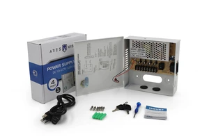 Ares Vision 4 Channel/Port 5 AMPS, 12V DC Power Supply Box, Individually Fused for CCTV, LED, and All 12v DC Devices. Includes Screw Drivers & Extra fuses Ares Vision 4 Channel/Port 5 AMPS, 12V DC Power Supply Box, Individually Fused for CCTV, LED, and All 12v DC Devices. Includes Screw Drivers & Extra fuses