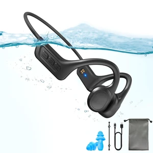 Bone Conduction Headphones,Waterproof IP68,Wireless Bluetooth 5.3 Earphones with Microphone, Built-in 32GB MP3 Open Ear Bluetooth Headphones for Running Bone Conduction Headphones,Waterproof IP68,Wireless Bluetooth 5.3 Earphones with Microphone, Built-in 32GB MP3 Open Ear Bluetooth Headphones for Running