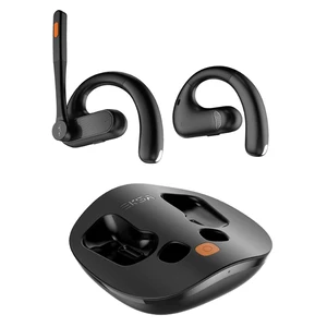 EKSAtelecom S30 Bluetooth Open-Ear Air-Conduction Headset with Microphone, True Wireless with Charging Case, Black EKSAtelecom S30 Bluetooth Open-Ear Air-Conduction Headset with Microphone, True Wireless with Charging Case, Black