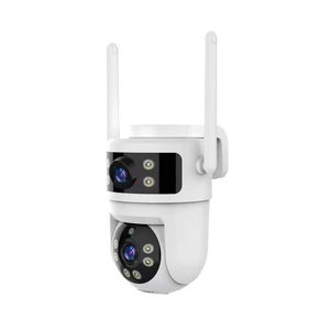 ONNO DualLens 3MP PTZ Security Camera, WiFi Indoor Outdoor Baby Pet Monitor, Motion Detection, TwoWay Audio, Color Night Vision, SD/Cloud Storage, IP64 ONNO DualLens 3MP PTZ Security Camera, WiFi Indoor Outdoor Baby Pet Monitor, Motion Detection, TwoWay Audio, Color Night Vision, SD/Cloud Storage, IP64