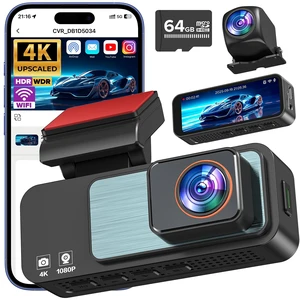 Dash Cam Front and Rear, 4K Dash Camera for Daily Driving, Day and Night Dash Cam Front and Rear, 4K Dash Camera for Daily Driving, Day and Night