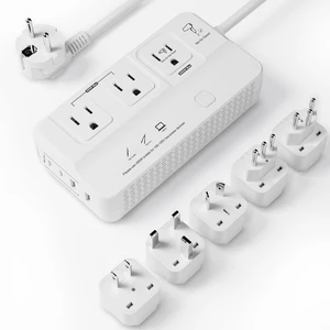 220v to 110v Travel Voltage Converter : International Universal Power Plug Adapter Outlet Converters US to Europe - High Power Hair Dryer Dual Voltage Step Down Plugs Transformer for European UK EU 220v to 110v Travel Voltage Converter : International Universal Power Plug Adapter Outlet Converters US to Europe - High Power Hair Dryer Dual Voltage Step Down Plugs Transformer for European UK EU