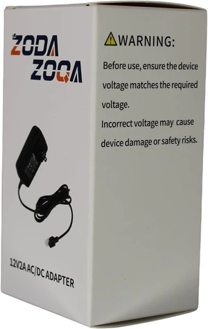 Zodazoqa 12v 2a Power Supply Replacement Power Cord,for Single Motor Standing Desk Input Power Supply, Wall Plug-in Power Adapter 2 Pin Plug DesignMax Power 24W Zodazoqa 12v 2a Power Supply Replacement Power Cord,for Single Motor Standing Desk Input Power Supply, Wall Plug-in Power Adapter 2 Pin Plug DesignMax Power 24W
