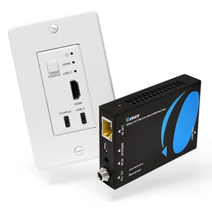 OREI 4K HDMI/USB-C Extender, Over Single Cat6/Cat7 Cable Wall Plate Transmitter 4K @ 60Hz UltraHD with HDR & IR Control - Up to 165 ft OREI 4K HDMI/USB-C Extender, Over Single Cat6/Cat7 Cable Wall Plate Transmitter 4K @ 60Hz UltraHD with HDR & IR Control - Up to 165 ft
