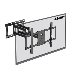 ZANUZDU Outdoor TV Mount,Full Motion Articulating Arm Can Tilts and Swivels, Weatherproof Rust Proof for 42 to 80 inch Indoor and Outdoor TVs,Max VESA 600x400, Holds Up to 176 lbs ZANUZDU Outdoor TV Mount,Full Motion Articulating Arm Can Tilts and Swivels, Weatherproof Rust Proof for 42 to 80 inch Indoor and Outdoor TVs,Max VESA 600x400, Holds Up to 176 lbs