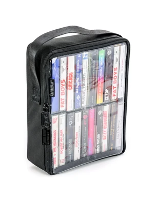 Fydelity Audio Cassette Tape Carrying Case, Cassette Tape Storage Case 20pc Fydelity Audio Cassette Tape Carrying Case, Cassette Tape Storage Case 20pc