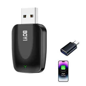Mini Wireless CarPlay Adapter for iPhone Hidden Plug & Play Dongle for Wired CarPlay Cars, Auto Connect, USB-A & C, iOS 10+ Compatible, CarPlay Only Mini Wireless CarPlay Adapter for iPhone Hidden Plug & Play Dongle for Wired CarPlay Cars, Auto Connect, USB-A & C, iOS 10+ Compatible, CarPlay Only