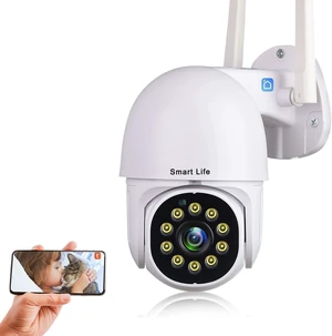 Tuya Smart Life Security Camera,1080P HD Wireless WiFi Home Surveillance Pan/Tilt 360 View Waterproof Night Vision, Human Detection,Auto Tracking Tuya Smart Life Security Camera,1080P HD Wireless WiFi Home Surveillance Pan/Tilt 360 View Waterproof Night Vision, Human Detection,Auto Tracking