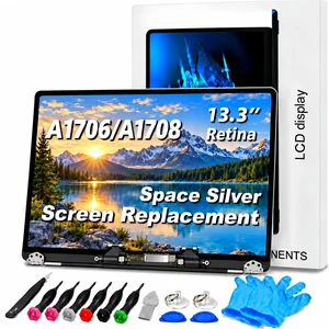 Lihavqyx A1706 A1708 Screen Replacement a1706 LCD for 13 inches MacBook 2017 Year 2560x1600 Replacement LCD Full Assembly for EMC 3071 Silver Lihavqyx A1706 A1708 Screen Replacement a1706 LCD for 13 inches MacBook 2017 Year 2560x1600 Replacement LCD Full Assembly for EMC 3071 Silver