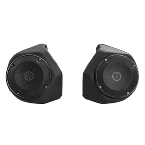 WOWTK Black 6.5" Rear Speakers Pod Kit King Tour Pack for Harley Touring WOWTK Black 6.5" Rear Speakers Pod Kit King Tour Pack for Harley Touring
