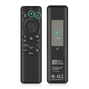 for Samsung BN59-01480A Solar-Powered Voice TV Remote Control, Compatible with the Samsung Smart TV 2021-2025 QLED 4K 8K Frame Series, with USB-C Charging and 8 Application Shortcuts for Samsung BN59-01480A Solar-Powered Voice TV Remote Control, Compatible with the Samsung Smart TV 2021-2025 QLED 4K 8K Frame Series, with USB-C Charging and 8 Application Shortcuts