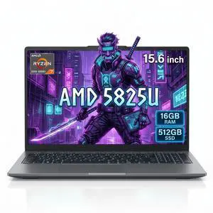 Laptop 15.6" FHD IPS Gaming Laptop AMD Ryzen 7 5825U 16GB DDR4 512GB SSD Windows 11 Pro Backlit Keyboard Gray Graphite Laptop 15.6" FHD IPS Gaming Laptop AMD Ryzen 7 5825U 16GB DDR4 512GB SSD Windows 11 Pro Backlit Keyboard Gray Graphite