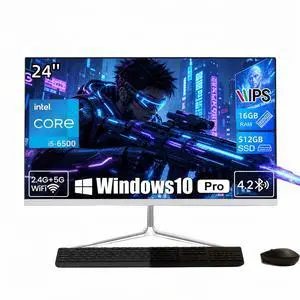 Toemaagic All-in-One Desktop 24 FHD Display Intel Core i5-6500 16GB RAM 512GB SSD Windows 10,Mouse,Keyboard ,White Toemaagic All-in-One Desktop 24 FHD Display Intel Core i5-6500 16GB RAM 512GB SSD Windows 10,Mouse,Keyboard ,White