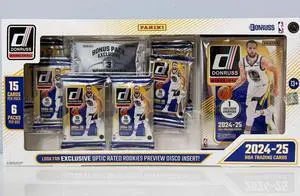 2024-25 Panini DonRuss NBA Basketball Trading Cards Bundle, 6 Packs, 1 Oversized