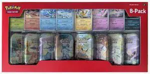 Pokemon TCG: Prismatic Evolutions 8-Pack Mini Tins (Costco Exclusive)