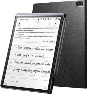 iFLYTEK AINOTE Air 2 8.2" E-Ink Tablet Bundle, with Black Folio Protective Case, Digital Notepad with AI Transcription,ChatGPT Supported, Premium PU Leather, Slim& Lightweight