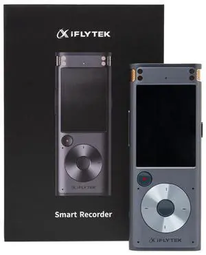 iFLYTEK Offline AI Voice Recorder with Playback, Secure Digital Recorder with 5-Language Voice-to-Text, Noise Reduction, Local Storage for Meetings, Lectures, Interviews & Learning