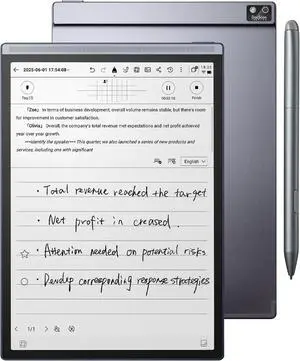 iFLYTEK AINOTE Air 2, 8.2" E-ink AI Note-Taking Tablet, Digital Notebook for Reading / Writing / Recording, Digital Notepad with AI Transcription, ChatGPT Supported, Ideal for Work,Study,Meetings