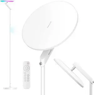 Honeywell LED Floor Lamp 3000LM Full-Spectrum Torchiere Reading RGB Remote Honeywell LED Floor Lamp 3000LM Full-Spectrum Torchiere Reading RGB Remote