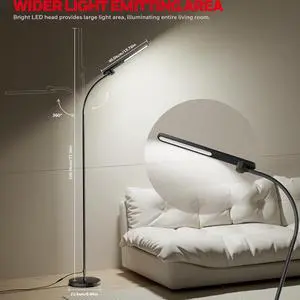 Honeywell LED Floor Lamp for Reading CRI97 Full Spectrum Dimmable Gooseneck Honeywell LED Floor Lamp for Reading CRI97 Full Spectrum Dimmable Gooseneck