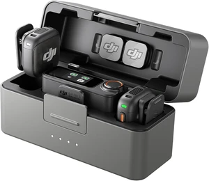 DJI Mic 3 (2 TX + 1 RX + Charging Case), Wireless Microphone, Mini Mic for iPhone/Camera/Android, Ultralight, Adaptive Gain Control, Dual Band Anti-Interference, 28h Use DJI Mic 3 (2 TX + 1 RX + Charging Case), Wireless Microphone, Mini Mic for iPhone/Camera/Android, Ultralight, Adaptive Gain Control, Dual Band Anti-Interference, 28h Use
