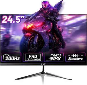 LXZ 24.5 Inch Gaming Monitor 200Hz, FHD 1080p, 1ms, DP/HDMI, Eye Care, Wall Mount Compatible LXZ 24.5 Inch Gaming Monitor 200Hz, FHD 1080p, 1ms, DP/HDMI, Eye Care, Wall Mount Compatible