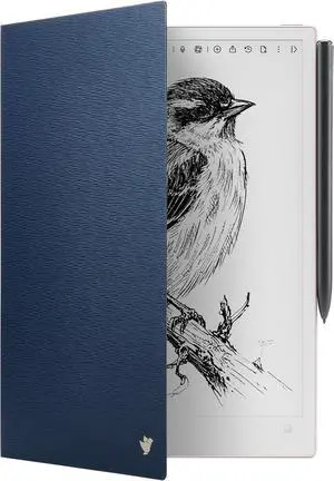 iFLYTEK AINOTE 2 Protective Folio Case, for Note-Taking Tablet 10.65", Premium PU Leather, Slim& Lightweight, Durable Cover for Digital Notebook, Water and Dustproof, Navy Blue