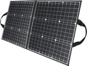 100W 18V Portable Solar Panel; Foldable Solar Charger with 5V USB; QC 3.0; DC Output; Compatible with Solar Generator Power Station Phones Laptops Tablet for Outdoor Camping RV