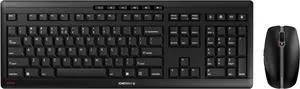 CHERRY Stream Desktop - Wireless Keyboard and Mouse Combo - US Layout - QWERTY Keyboard - Black