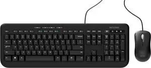 Incase Wired Desktop 600 Keyboard & Mouse Combo  Designed by Microsoft  Four Hot Keys, Spill-Resistant Keyboard, Quiet-Touch Keys, Optical Mouse, Left/Right Mouse with 800 DPI Sensor  Black