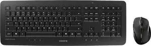 CHERRY DW 5100 - Wireless Keyboard & Mouse Combo - 10 Additional Keys - EU Layout - QWERTY Keyboard  Black