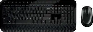 Microsoft Wireless Desktop 2000, Black - Wireless Keyboard and Mouse Combo with Comfortable Palm Rest.