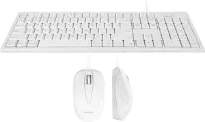 Macally Extended Wired Keyboard and Mouse Combo, Ergonomic Comfort