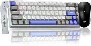 AULA Wireless Keyboard and Mouse Combo, WIN68 HE MAX Magnetic Switch Wired Mechanical Gaming Keyboard SC680 Wireless Mouse