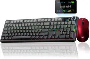 AULA Wireless Keyboard and Mouse Combo, F108 Pro Full Size Mechanical Keyboard SC900 Pro Wireless Mouse