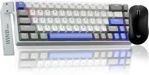 AULA Wireless Keyboard and Mouse Combo, WIN68 HE MAX Magnetic Switch Wired Mechanical Gaming Keyboard SC900 Pro Wireless Mouse