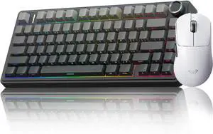 AULA Wireless Keyboard and Mouse Combo, F75 Pro Mechanical Keyboard SC900 Max Wireless Mouse