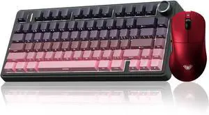 AULA Wireless Keyboard and Mouse Combo, F75 Pro Mechanical Keyboard SC900 Pro Wireless Mouse