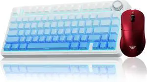 AULA Wireless Keyboard and Mouse Combo, F75 Pro Mechanical Keyboard SC900 Pro Wireless Mouse