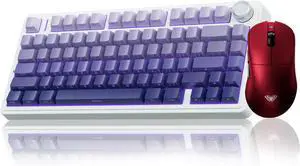 AULA Wireless Keyboard and Mouse Combo, F75 Pro Mechanical Keyboard SC900 Pro Wireless Mouse