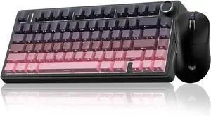 AULA Wireless Keyboard and Mouse Combo, F75 Pro Mechanical Keyboard SC900 Pro Wireless Mouse